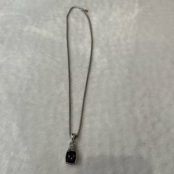 DAVID YURMAN necklace & LAGOS Citrine Pendant .925 750 - Picture 3 of 8